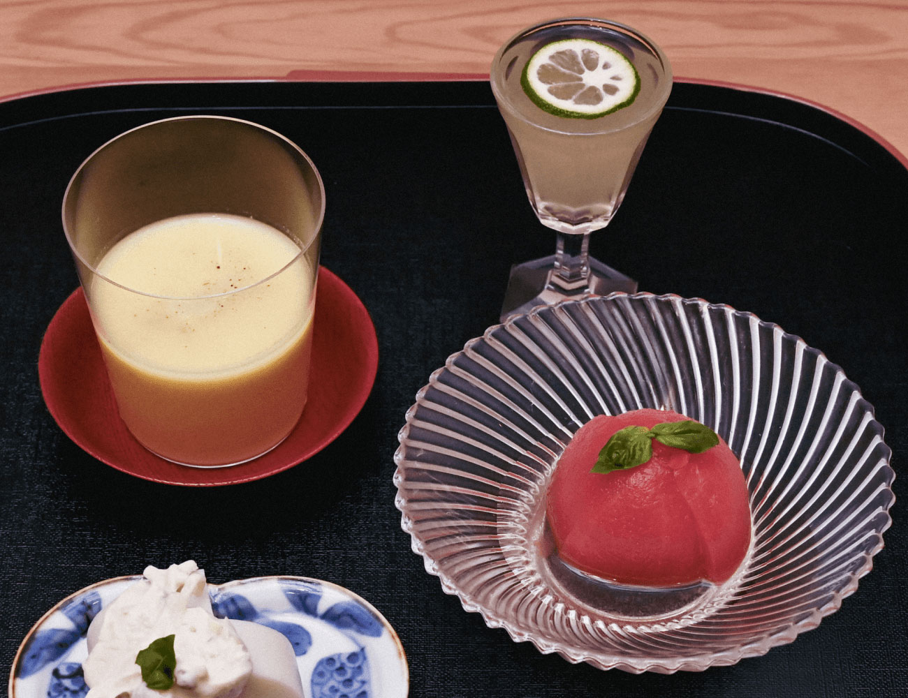 旬の食材を使った始まりの一皿